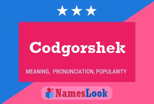 Codgorshek Naam Poster