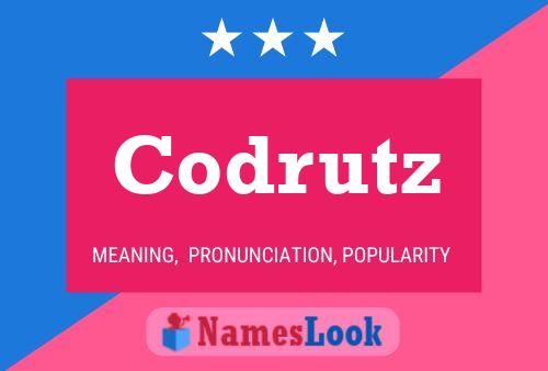 Codrutz Naam Poster