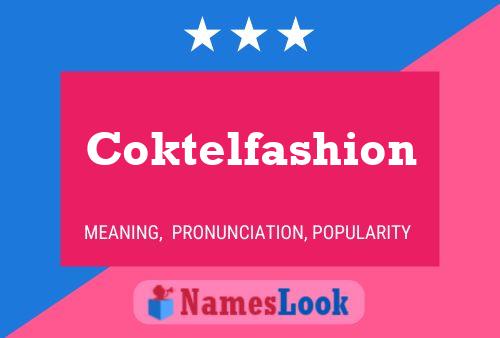 Coktelfashion Naam Poster