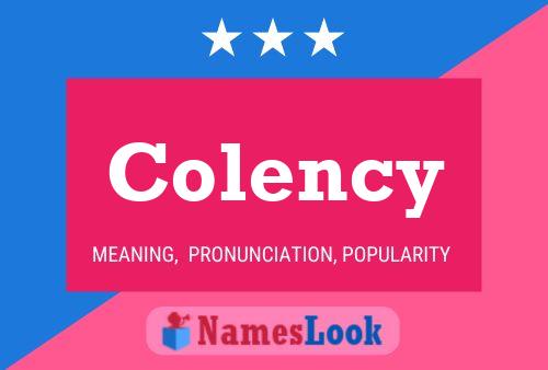 Colency Naam Poster