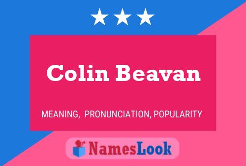 Colin Beavan Naam Poster