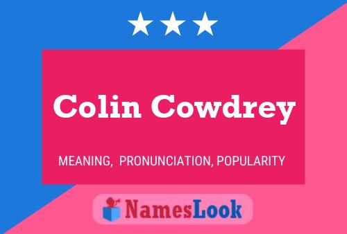 Colin Cowdrey Naam Poster