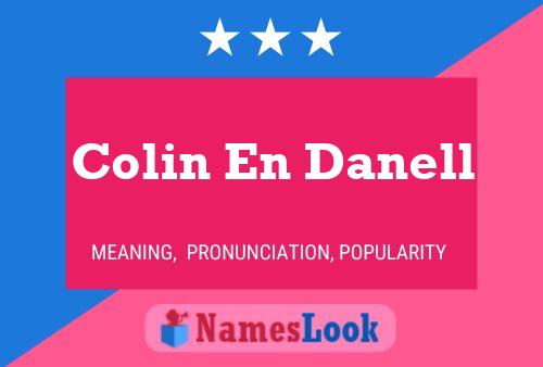 Colin En Danell Naam Poster