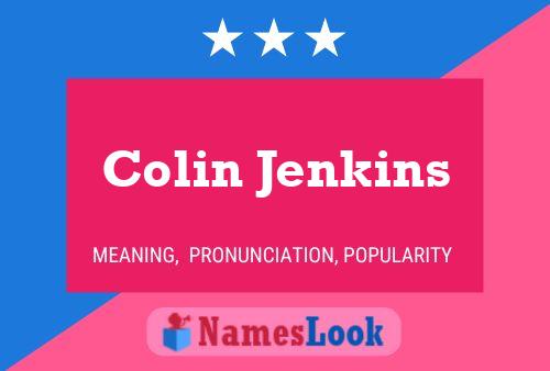 Colin Jenkins Naam Poster