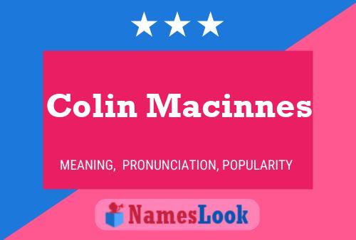 Colin Macinnes Naam Poster