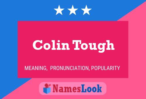 Colin Tough Naam Poster