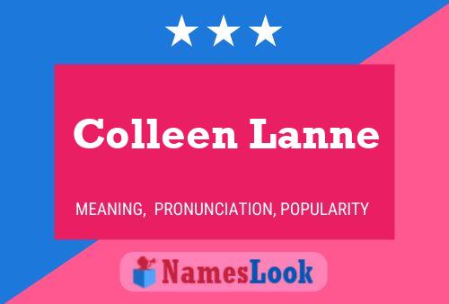 Colleen Lanne Naam Poster