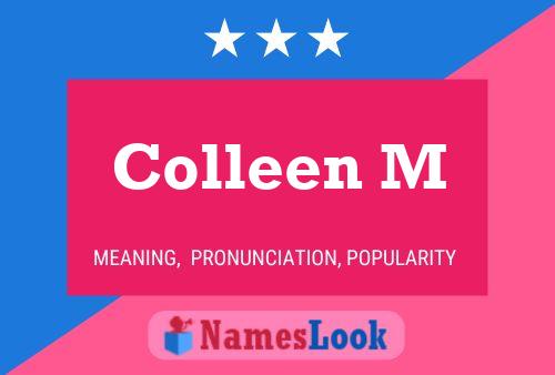 Colleen M Naam Poster