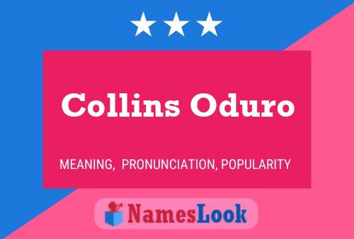 Collins Oduro Naam Poster