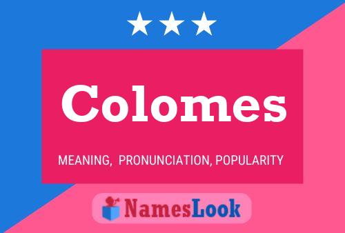 Colomes Naam Poster