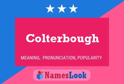 Colterbough Naam Poster