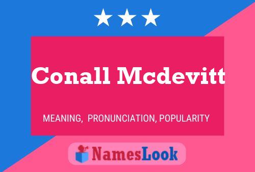 Conall Mcdevitt Naam Poster