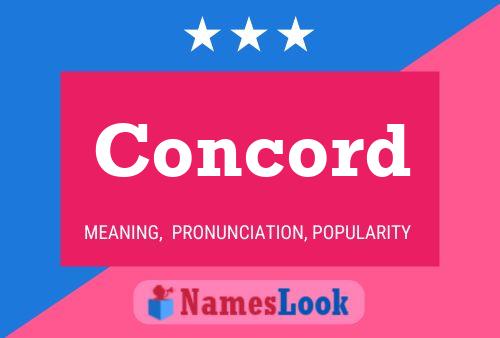 Concord Naam Poster