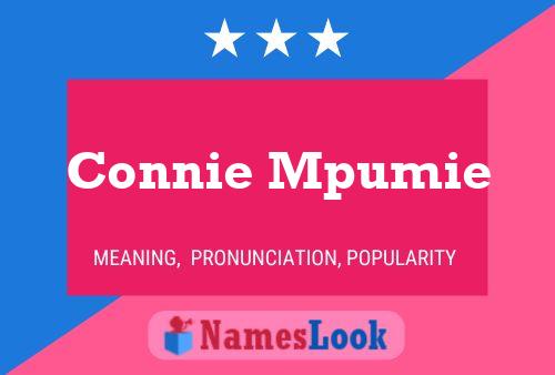 Connie Mpumie Naam Poster