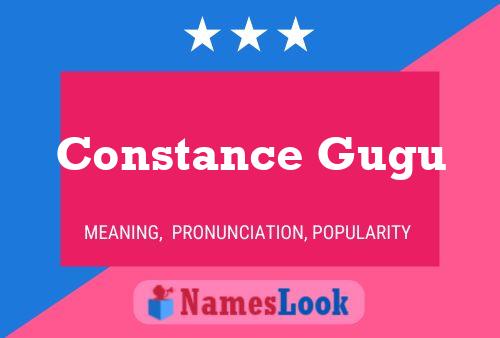 Constance Gugu Naam Poster