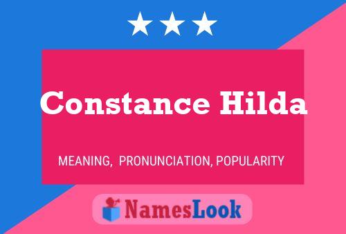 Constance Hilda Naam Poster