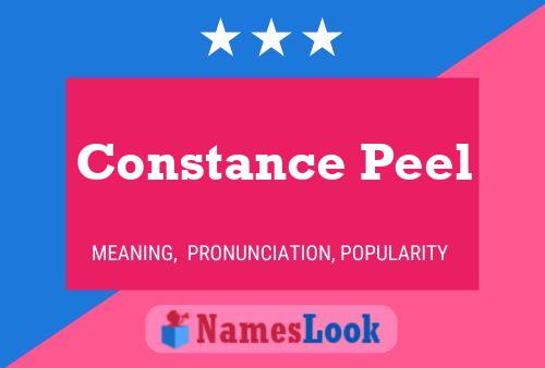 Constance Peel Naam Poster