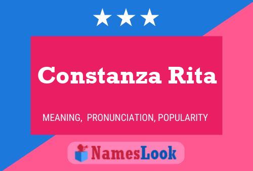 Constanza Rita Naam Poster