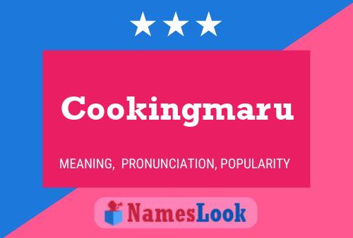 Cookingmaru Naam Poster