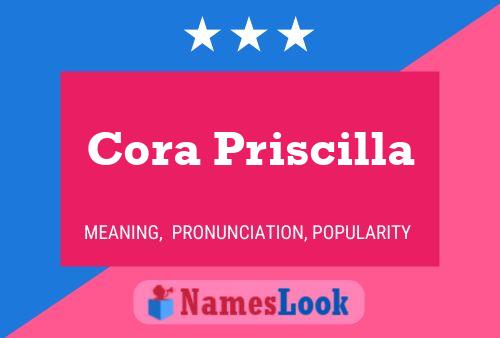 Cora Priscilla Naam Poster