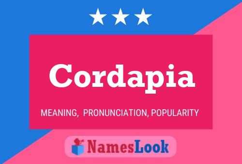 Cordapia Naam Poster