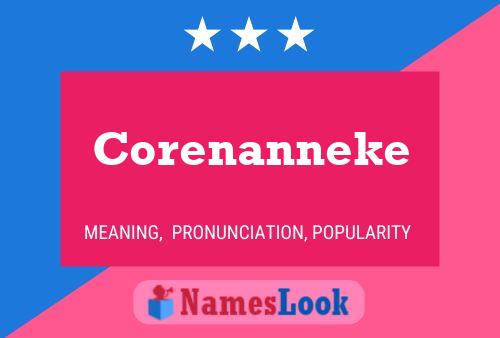 Corenanneke Naam Poster