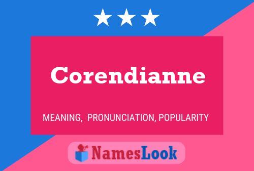 Corendianne Naam Poster