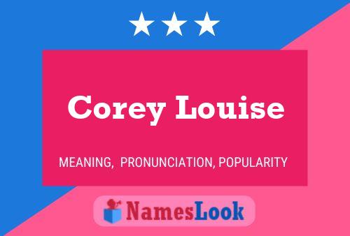 Corey Louise Naam Poster