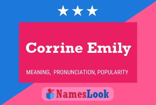 Corrine Emily Naam Poster