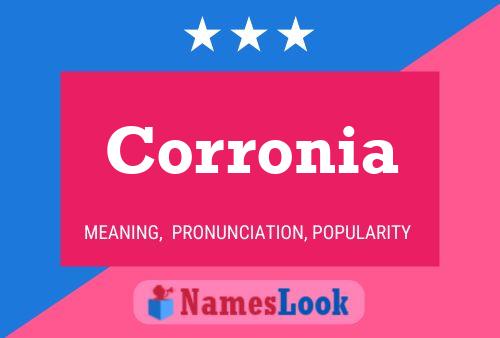 Corronia Naam Poster