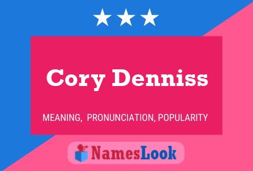 Cory Denniss Naam Poster