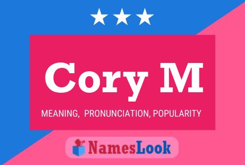 Cory M Naam Poster