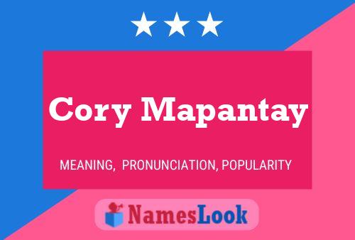 Cory Mapantay Naam Poster