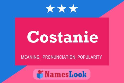 Costanie Naam Poster