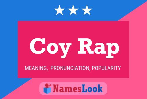 Coy Rap Naam Poster