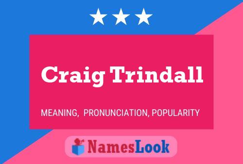 Craig Trindall Naam Poster