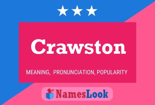 Crawston Naam Poster