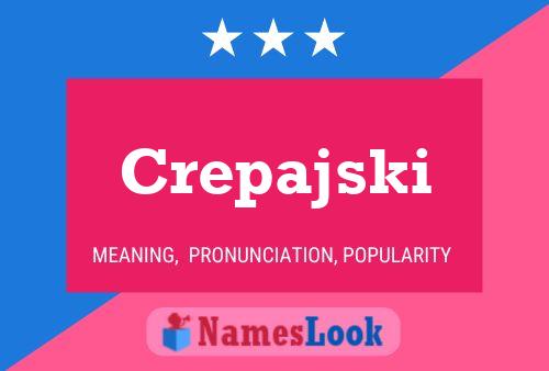 Crepajski Naam Poster