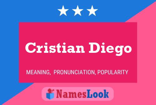 Cristian Diego Naam Poster