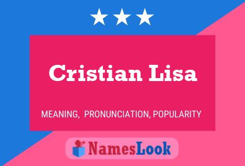 Cristian Lisa Naam Poster