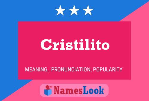 Cristilito Naam Poster