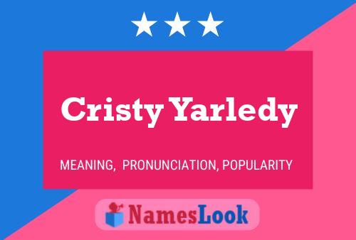 Cristy Yarledy Naam Poster