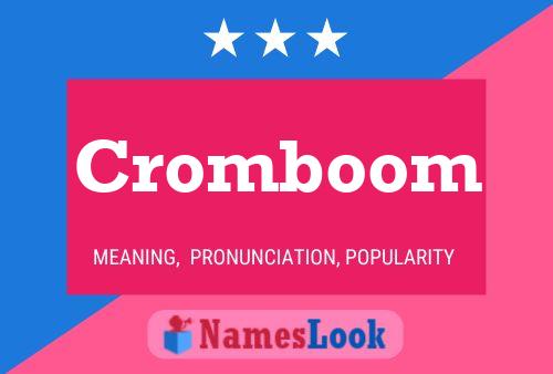 Cromboom Naam Poster