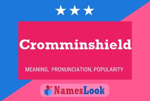 Cromminshield Naam Poster