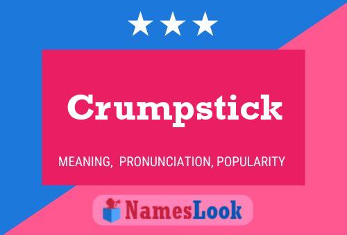 Crumpstick Naam Poster