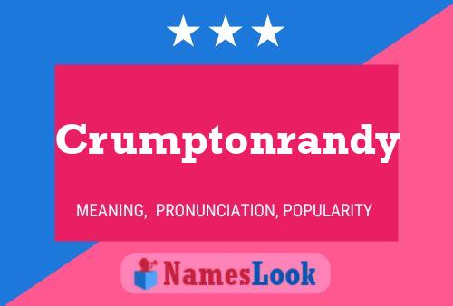 Crumptonrandy Naam Poster