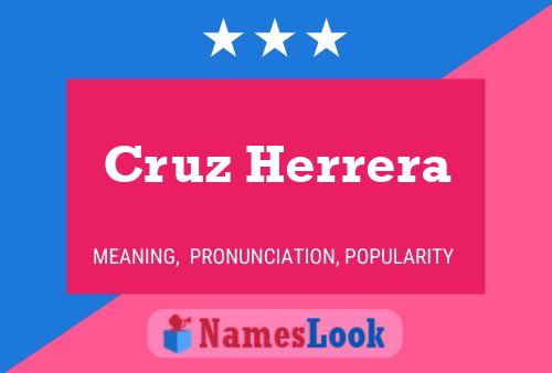 Cruz Herrera Naam Poster