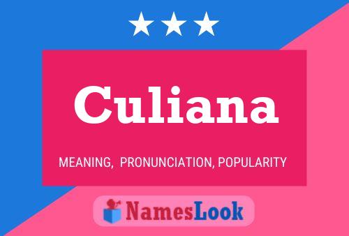 Culiana Naam Poster