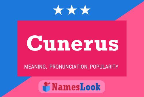 Cunerus Naam Poster