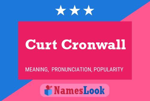 Curt Cronwall Naam Poster